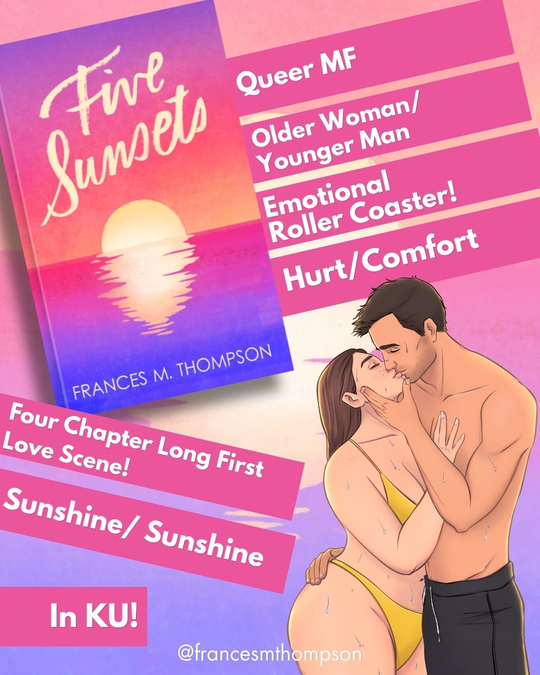 *IMPERFECTLY PERFECT* FIVE SUNSETS SIGNED PAPERBACK