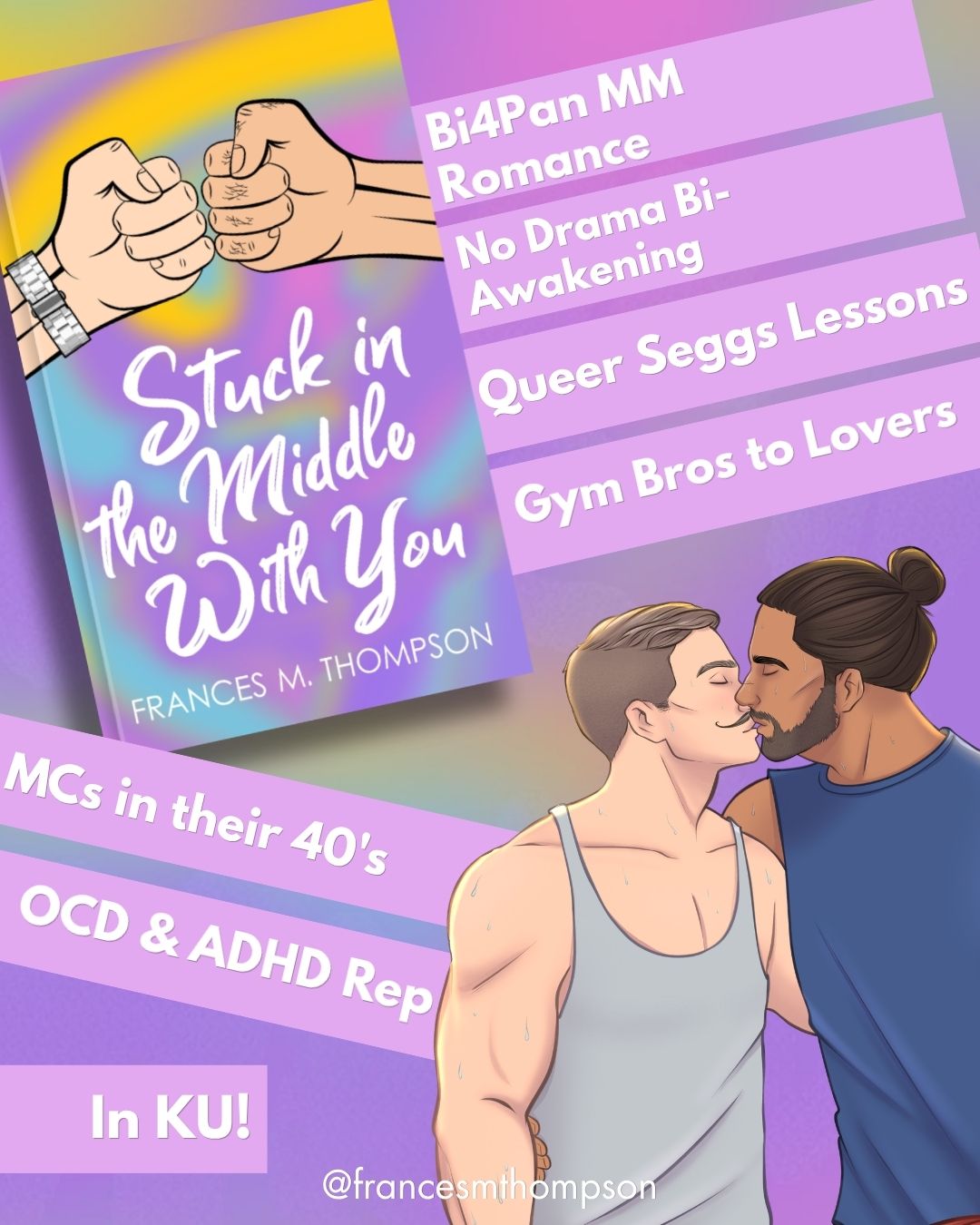 *IMPERFECTLY PERFECT* STUCK IN THE MIDDLE WITH YOU SIGNED PAPERBACK